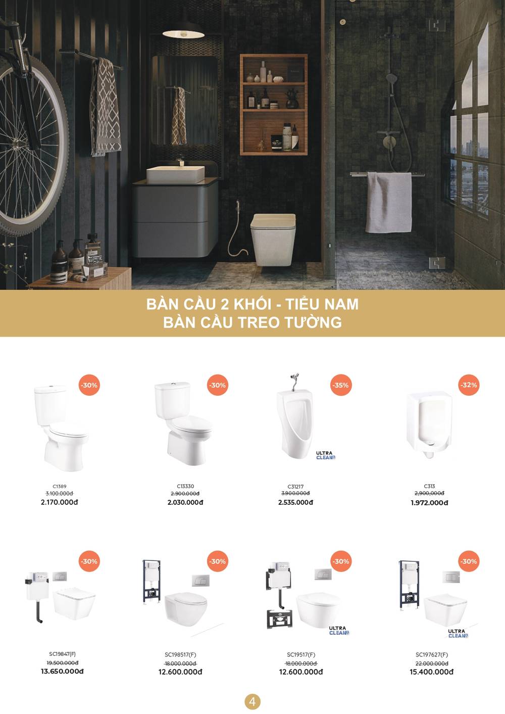 Thiết bị vệ sinh COTTO Khuyến mãi mùa hè 2024 /Page 5